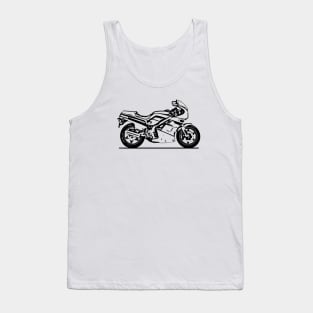 NS400R Motorcycle Sketch Art Tank Top